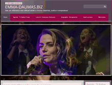 Tablet Screenshot of emma-daumas.biz